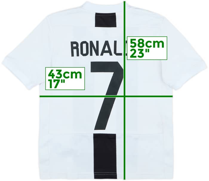 2018-19 Juventus Home Shirt Ronaldo #7 - 6/10 - (M.Boys)