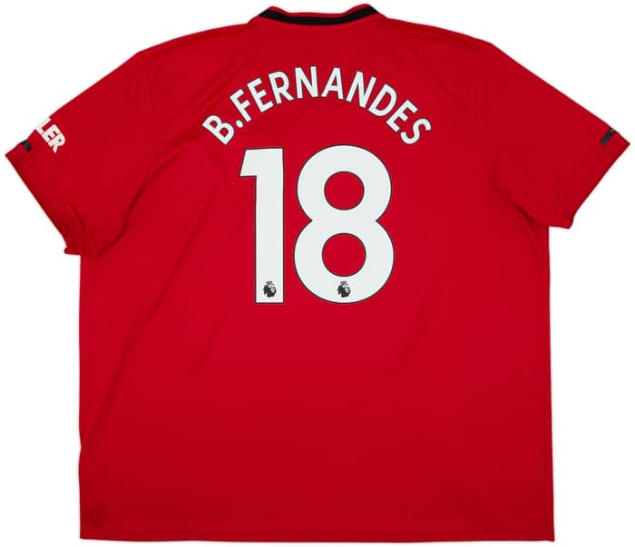 2019-20 Manchester United Home Shirt B.Fernandes #18 - 6/10 - (3XL)