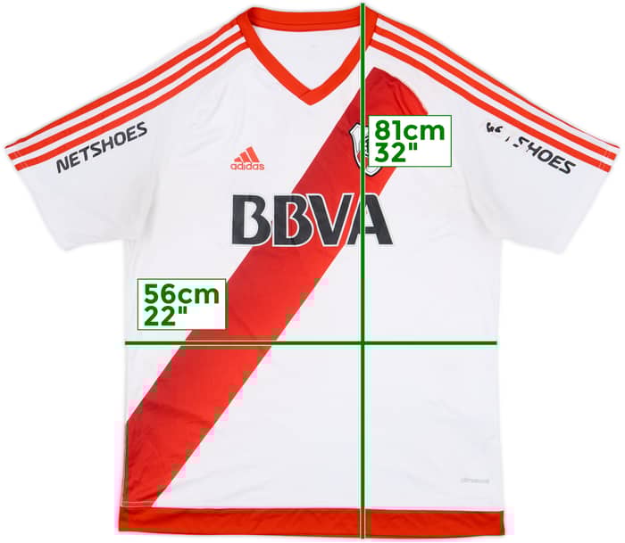 2016-17 River Plate Home Shirt - 5/10 - (XL)
