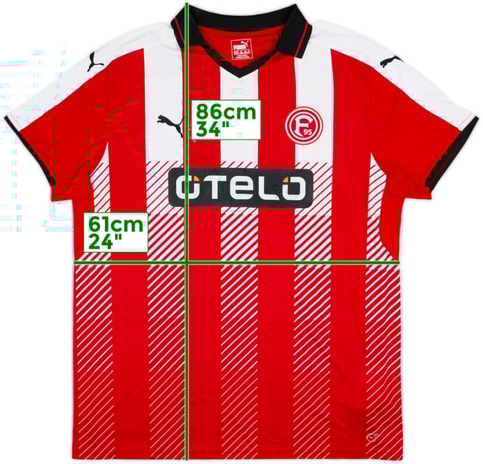 2016-17 Fortuna Dusseldorf Home Shirt - 5/10 - (XXL)