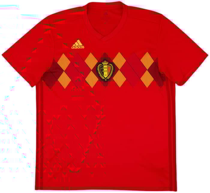 2018-19 Belgium Home Shirt De Bruyne #7 - 8/10 - (L)