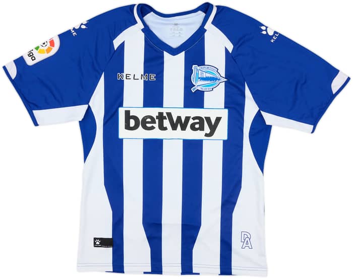 2018-19 Alaves Home Shirt - 6/10 - (M)