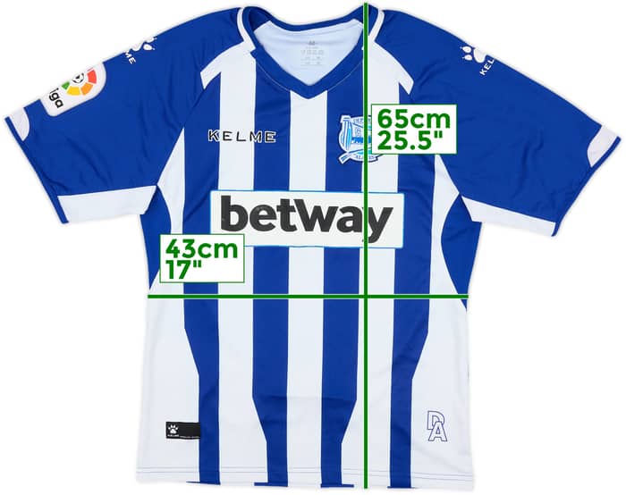 2018-19 Alaves Home Shirt - 6/10 - (M)