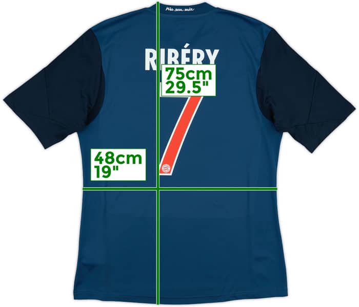 2013-14 Bayern Munich Third Shirt Ribery #7 - 8/10 - (M)