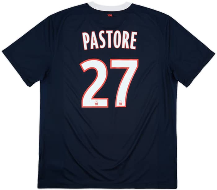 2011-12 Paris Saint-Germain Home Shirt Pastore #27 - 9/10 - (XL)