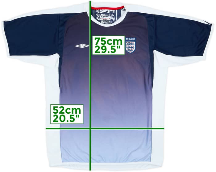 2004-06 England Umbro Training Shirt - 5/10 - (M)