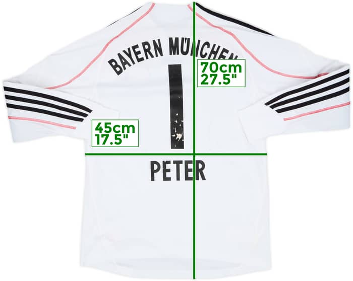 2009-10 Bayern Munich GK Shirt Peter #1 - 6/10 - (L.Boys)