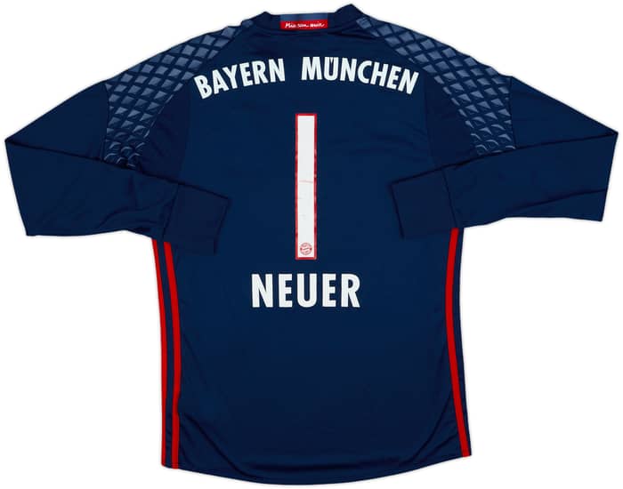2016-17 Bayern Munich GK Shirt Neuer #1 - 5/10 - (XL.Boys)