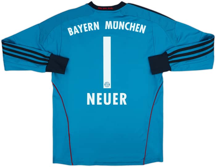 2013-14 Bayern Munich GK Shirt Neuer #1 - 8/10 - (XL.Boys)