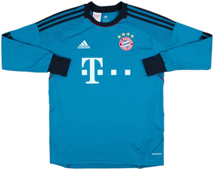 2013-14 Bayern Munich GK Shirt Neuer #1 - 8/10 - (XL.Boys)
