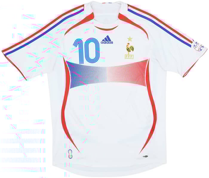 2006 France Away Shirt Zidane #10 - 6/10 - (M)