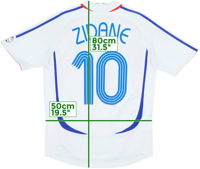 2006 France Away Shirt Zidane #10 - 6/10 - (M)