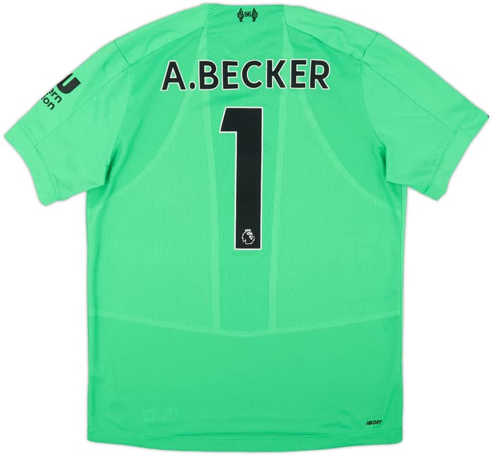 2019-20 Liverpool GK Shirt A.Becker #1 - 8/10 - (M)