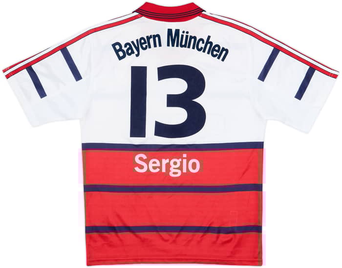 1998-00 Bayern Munich Away Shirt Sergio #13 - 9/10 - (S)