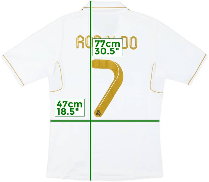 2011-12 Real Madrid Home Shirt Ronaldo #7 - 4/10 - (L)