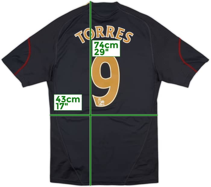 2009-10 Liverpool Away Shirt Torres #9 - 7/10 - (M)