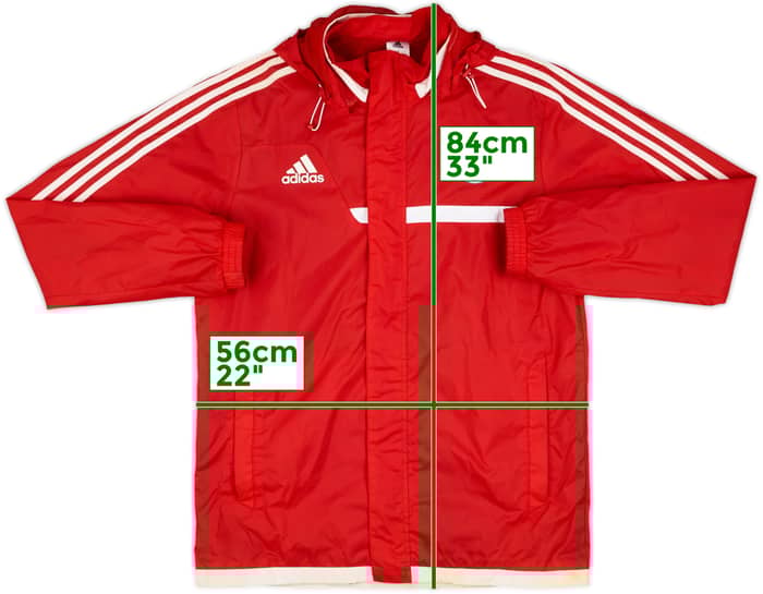 2013-14 Bayern Munich adidas Rain Coat - 8/10 - (M/L)