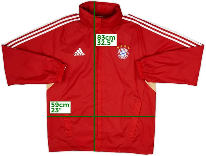 2011-12 Bayern Munich adidas Hooded Rain Jacket - 10/10 - (L/XL)