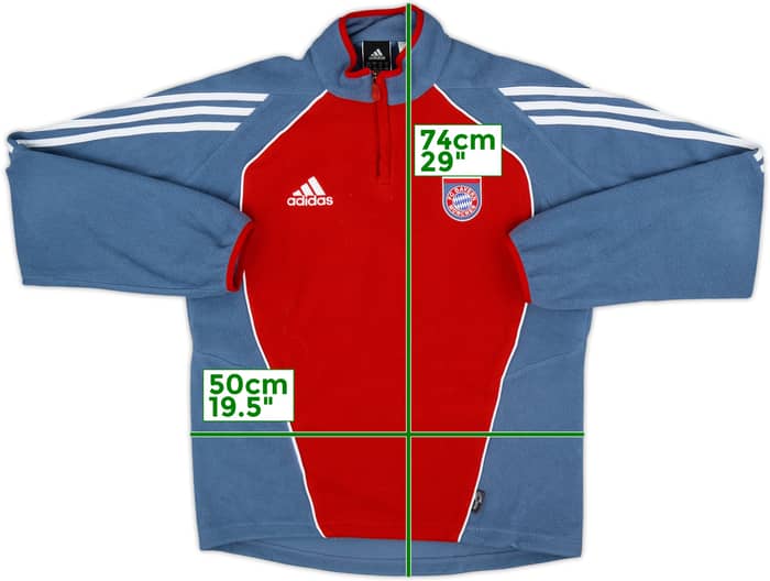 2005-06 Bayern Munich adidas 1/4 Zip Fleece - 10/10 - (S)