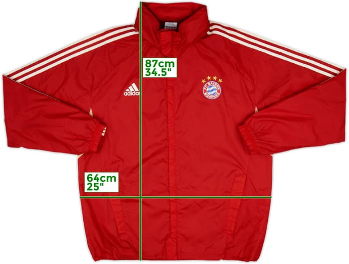 2011-12 Bayern Munich adidas Hooded Rain Jacket - 9/10 - (XXL)