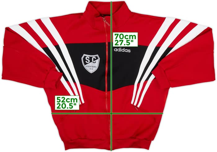 2003-04 SC Regensburg adidas Track Jacket - 8/10 - (L)