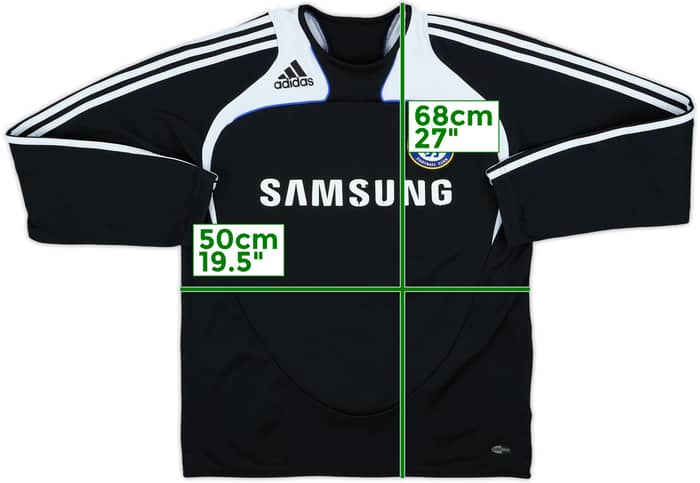 2008-09 Chelsea adidas Sweat Top - 5/10 - (M)