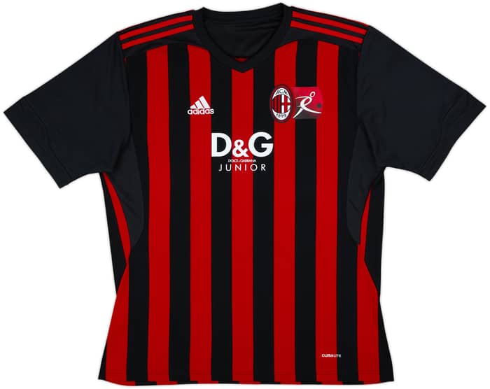 2009-10 AC Milan adidas Youth Camp Shirt - 9/10 - (Women's L)