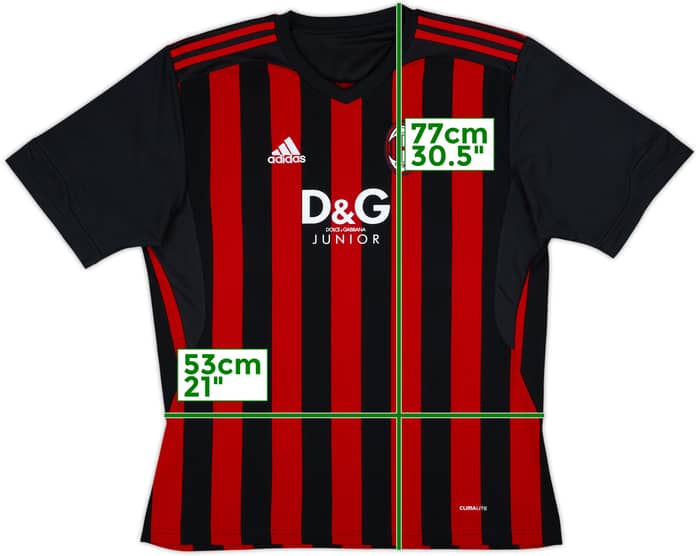 2009-10 AC Milan adidas Youth Camp Shirt - 9/10 - (Women's L)