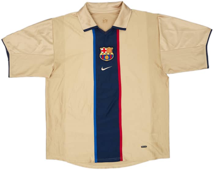 2001-03 Barcelona Away Shirt Rivaldo #10 - 8/10 - (L)