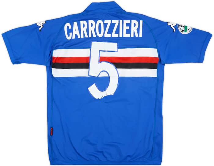 2004-05 Sampdoria Match Issue Home Shirt Carrozzieri #5