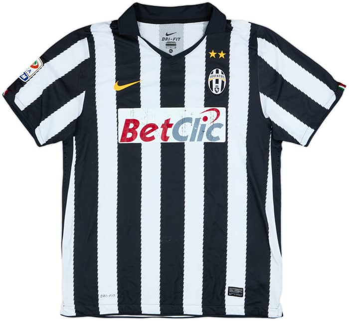 2010-11 Juventus Home Shirt Quagliarella #18 - 3/10 - (L)