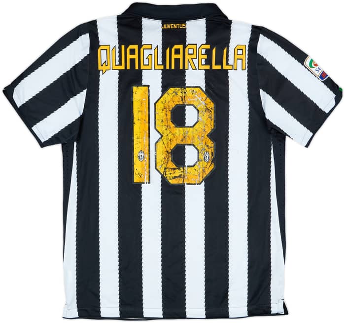 2010-11 Juventus Home Shirt Quagliarella #18 - 3/10 - (L)