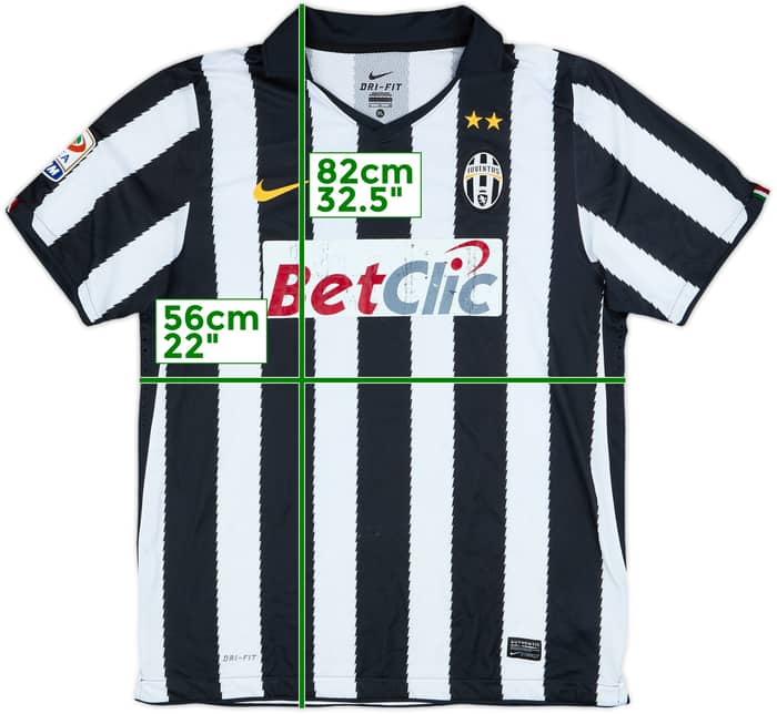 2010-11 Juventus Home Shirt Quagliarella #18 - 3/10 - (L)