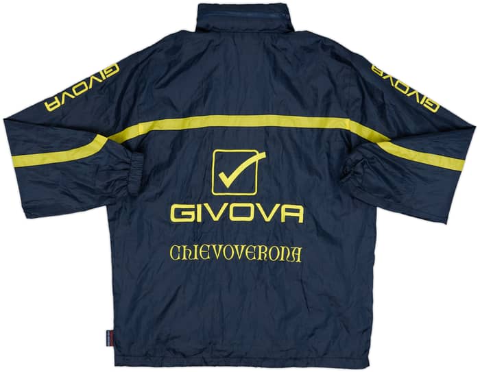 2012-13 Chievo Verona Givova Hooded Track Jacket - 8/10 - (M)