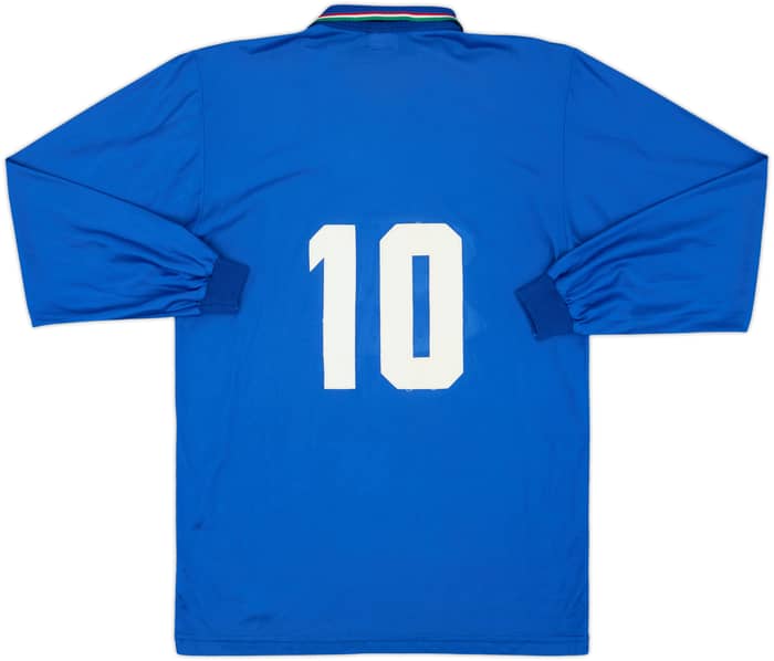 1986-91 Italy Home L/S Shirt #10 - 6/10 - (L)