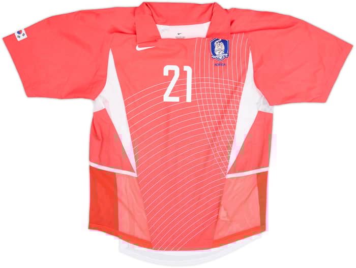 2002-03 Corea del Sur Versión Jugador Local Camiseta J.S.Park #21 - 8/10 - (M)