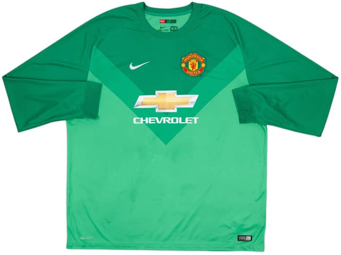 2014-15 Manchester United GK Shirt De Gea #1 - 6/10 - (3XL)
