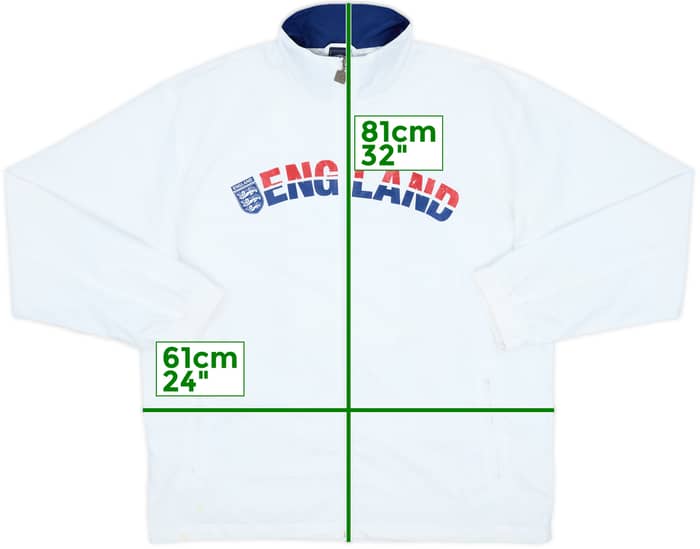 2004-06 England Umbro Track Jacket - 5/10 - (L)
