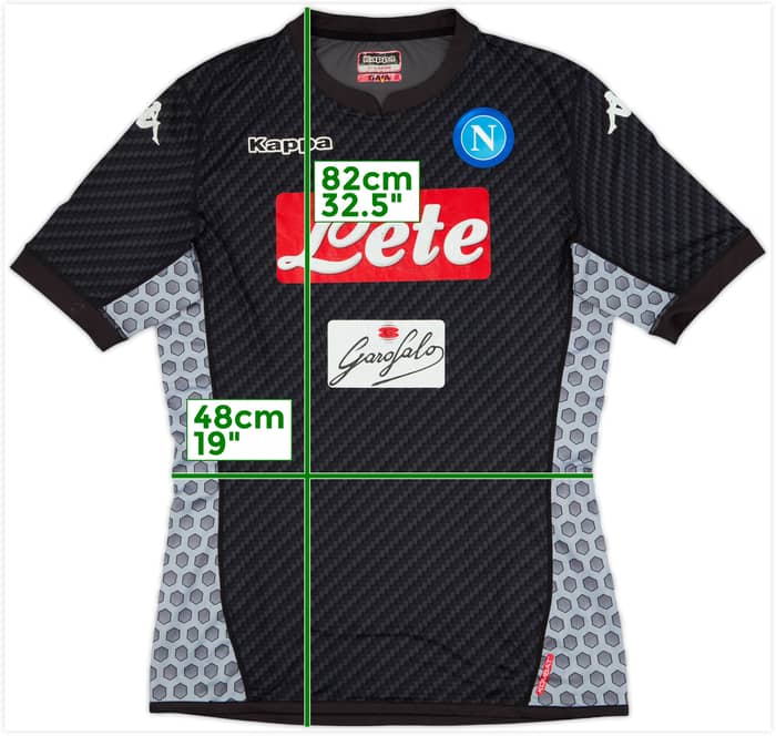 2017-18 Napoli Fourth Shirt - 7/10 - (XXL)