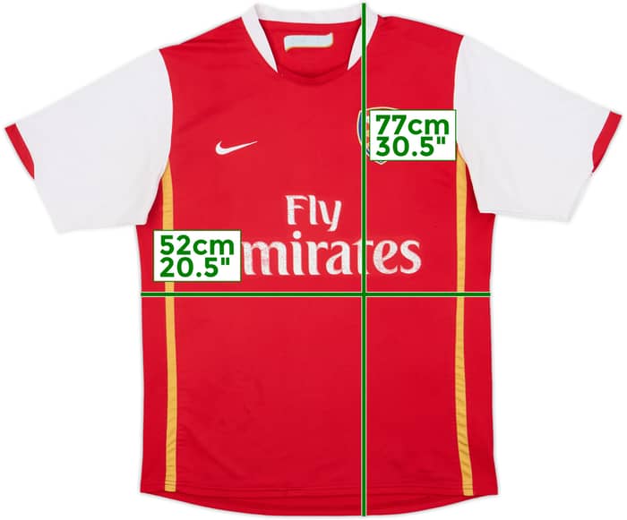 2006-08 Arsenal Home Shirt - 5/10 - (M)