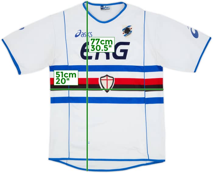 2002-03 Sampdoria Away Shirt - 8/10 - (L)