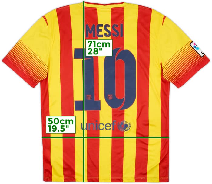 2013-15 Barcelona Away Shirt Messi #10 - 8/10 - (M)