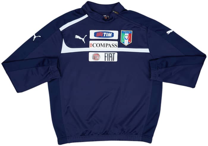 2011-12 Italy Puma 1/4 Zip Sweat Top - 7/10 - (M)