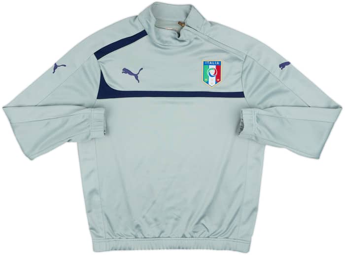 2010-11 Italy Puma 1/4 Zip Training Top - 8/10 - (S)