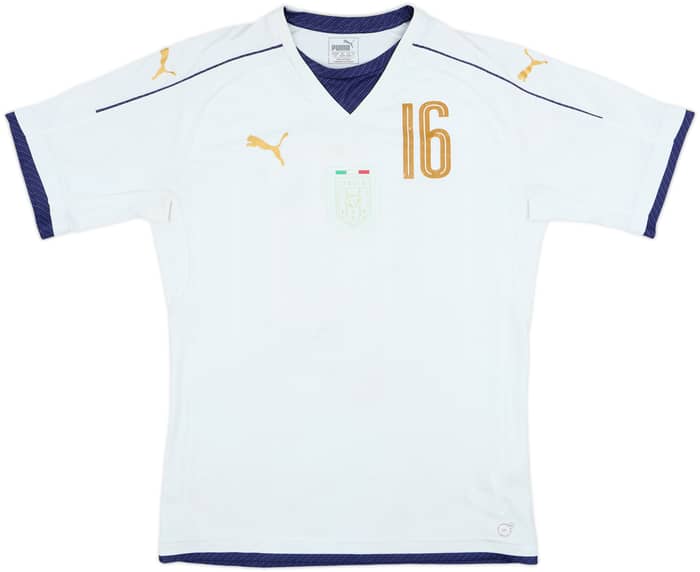 2016-17 Italy Tribute Away Shirt #16 - 5/10 - (L)