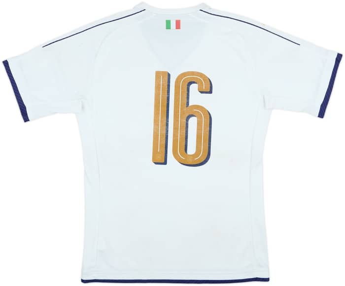 2016-17 Italy Tribute Away Shirt #16 - 5/10 - (L)