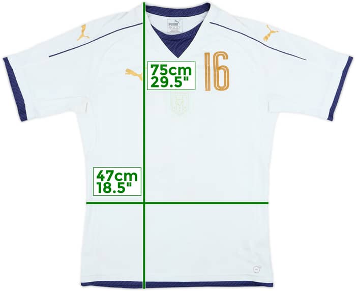 2016-17 Italy Tribute Away Shirt #16 - 5/10 - (L)