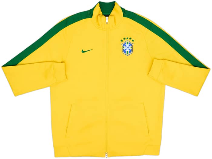2014-16 Brazil Nike Track Jacket - 6/10 - (XL)