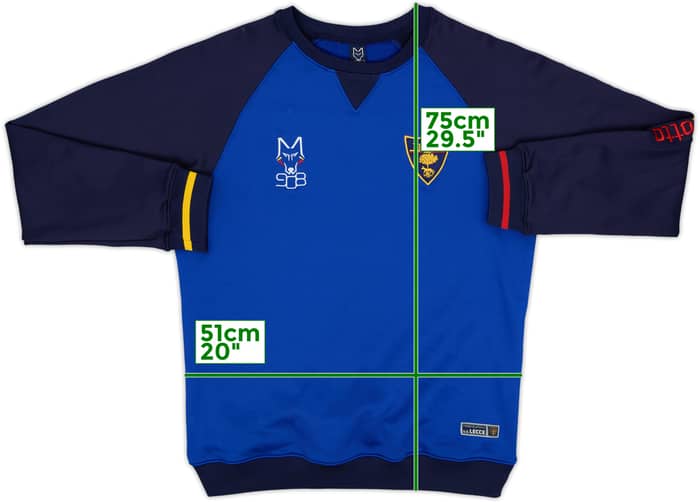 2018-19 Lecce M908 Sweat Top - 8/10 - (XL)