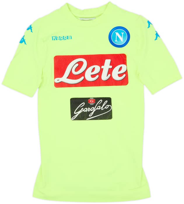 2016-17 Napoli Authentic GK S/S Shirt - 7/10 - (M/L)